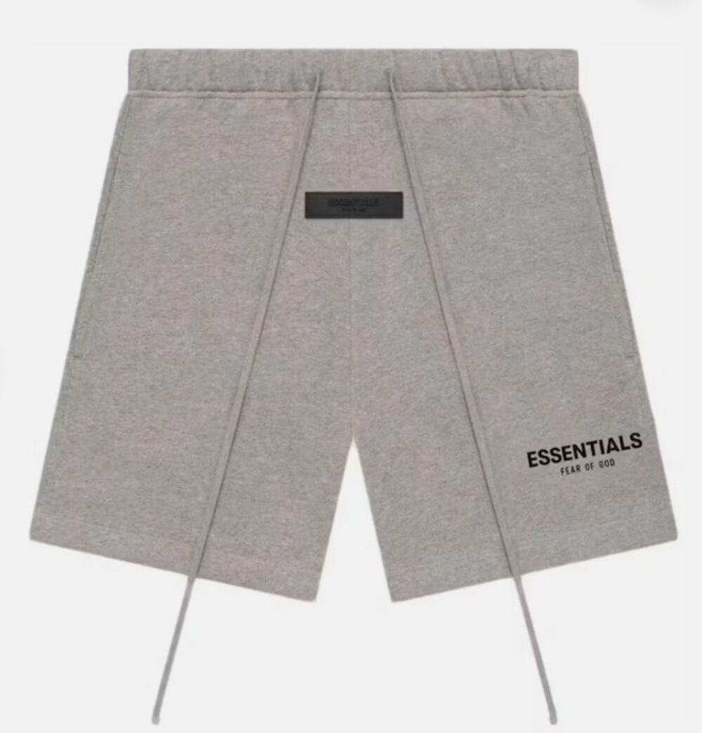Fear of God Essentials Men’s Shorts Dark Oatmeal Sz Sm